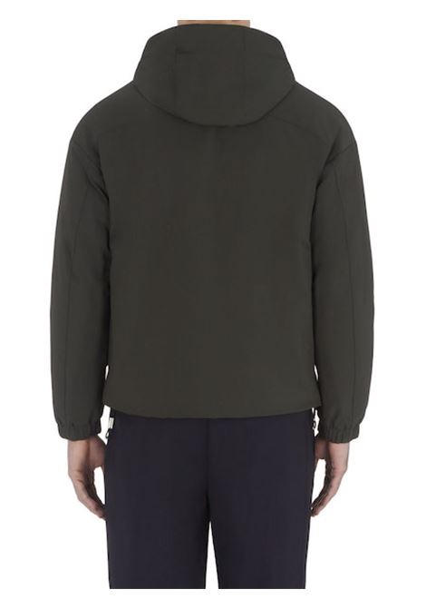 Emporio Armani - Giacca in poliammide elasticizzata verde EMPORIO ARMANI | Giubbotti | 6L1BH5 1NNIZ0558